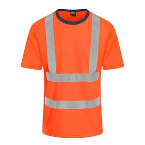 PRO RTX RX720 - Camiseta de alta visibilidad Hv Orange / Navy