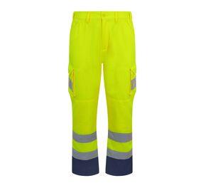 PRO RTX RX760 - Pantalones de alta visibilidad Hv Yellow / Navy