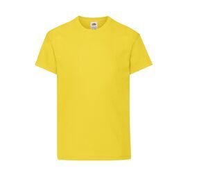 Fruit of the Loom SC1019 - Camiseta de manga corta para niños Yellow