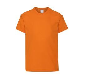 Fruit of the Loom SC1019 - Camiseta de manga corta para niños Naranja