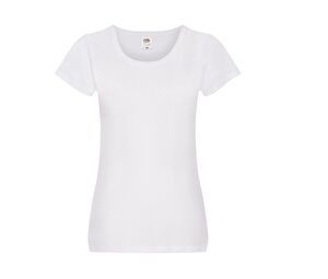 Fruit of the Loom SC1422 - Camiseta mujer cuello redondo White