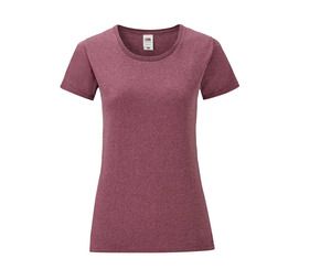 Fruit of the Loom SC151 - Iconic T Mujer Heather Burgundy