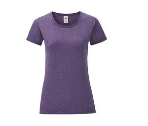 Fruit of the Loom SC151 - Iconic T Mujer Heather Purple