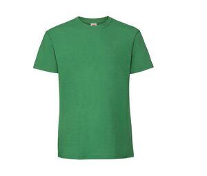 Fruit of the Loom SC200 - Camiseta Ringspun Premium Verde pradera