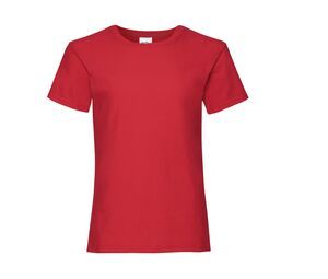 Fruit of the Loom SC229 - Camiseta para niñas Rojo