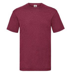 Fruit of the Loom SC230 - Camiseta de Algodón Hombre Vintage Heather Red