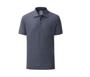 Fruit of the Loom SC280 - Polo con Botones 65/35 Heather Navy