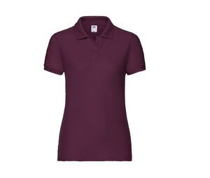 Fruit of the Loom SC281 - Camiseta Polo 65/35 Para Mujer (63-212-0) Burgundy