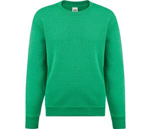 Fruit of the Loom SC351 - Sudadera Set-In Retro Heather Green