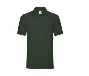 Fruit of the Loom SC385 - Camiseta Basica Polo Premium Verde botella