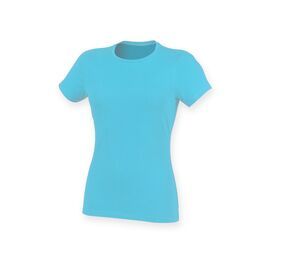 Skinnifit SK121 - Camiseta Feel Good para mujer Surf Blue