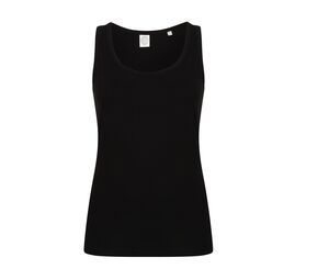 SF Women SK123 - Camiseta sin mangas elástica para mujer Black