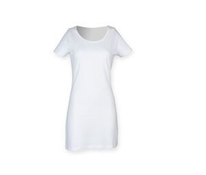 Skinnifit SK257 - Camiseta Vestido White
