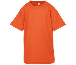 Spiro SP287J - Camiseta transpirable AIRCOOL para Niños Flo Orange