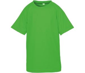 Spiro SP287J - Camiseta transpirable AIRCOOL para Niños Flo Green