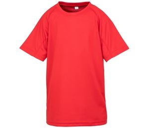 Spiro SP287J - Camiseta transpirable AIRCOOL para Niños Rojo