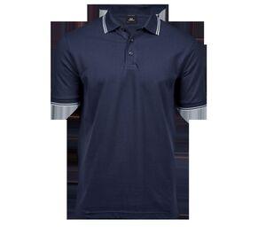 Tee Jays TJ1407 - Polo de Lujo Stretch A Rayas Para Hombre