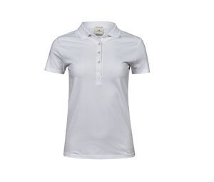 Tee Jays TJ145 - Polo de Lujo Stretch Para Mujer White