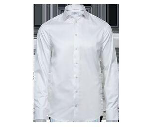 Tee Jays TJ4021 - Camisa de Lujo Slim Fit Para Hombre White