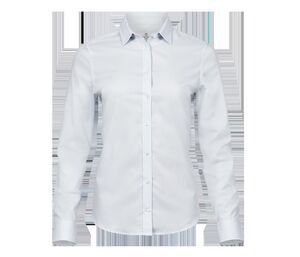 Tee Jays TJ4025 - Camisa de Lujo Stretch Para Mujer White