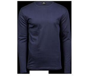 Tee Jays TJ530 - Camiseta Interlock De Manga Larga Para Hombre Azul marino