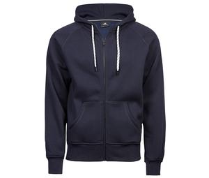 Tee Jays TJ5435 - Sudadera Fashion Con Capucha Y Cremallera Para Hombre Azul marino