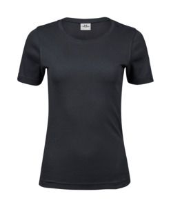 Tee Jays TJ580 - Camiseta Interlock Para Mujer Gris oscuro