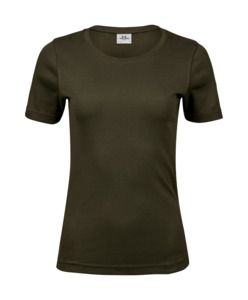 Tee Jays TJ580 - Camiseta Interlock Para Mujer Dark Olive