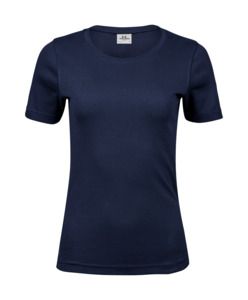 Tee Jays TJ580 - Camiseta Interlock Para Mujer Azul marino