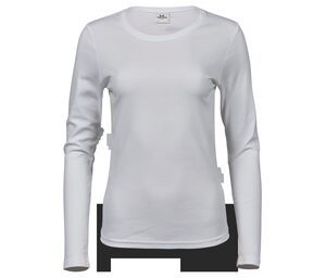 Tee Jays TJ590 - Camiseta Interlock Manga Larga Para Mujer White