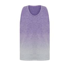 Tombo TL322 - Camiseta sin mangas para niños TL322 Purple / Light Grey Marl