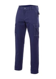 VELILLA V3001 - Pantalón multiplesbolsillos V3001 Azul marino