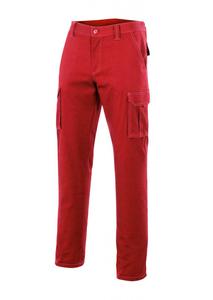 VELILLA V3001 - Pantalón multiplesbolsillos V3001 Rojo