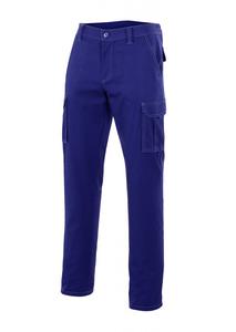 VELILLA V3001 - Pantalón multiplesbolsillos V3001 Cobalto azul
