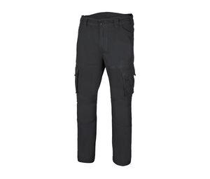VELILLA V3012S - Pantalones de algodón multibolsillo V3012S Black