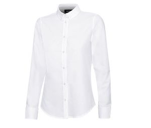 VELILLA V5005S - Camisa mujer stretch oxford White
