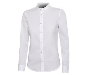 VELILLA V5015S - Camisa cuello mao mujer manga larga V5015S White