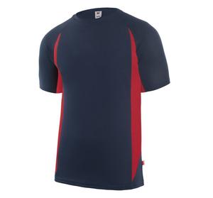 VELILLA V5501 - Camiseta técnica bicolor