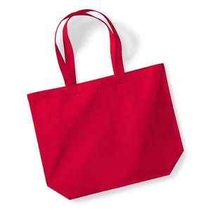 Westford mill WM265 - Maxi bolso de compras en algodón orgánico Classic Red