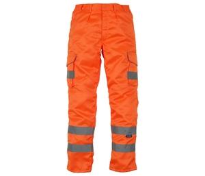 Yoko YK018T - Pantalones de trabajo de alta visibilidad Hi Vis Orange