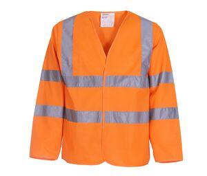 Yoko YK200 - Chaqueta de seguridad de manga larga Hi Vis Orange