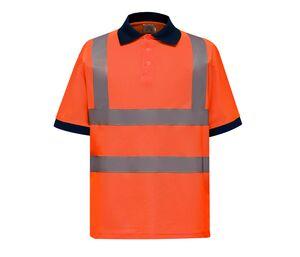 Yoko YK210 - Polo de seguridad de manga corta de alta visibilidad Hi Vis Orange