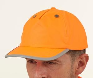 Yoko YKTFC1 - Casco de alta visibilidad Hi Vis Orange