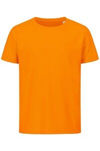 Stedman STE8170 - Camiseta Interlock activo seco SS para niños Cyber Orange