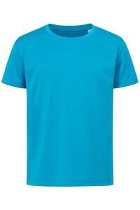 Stedman STE8170 - Camiseta Interlock activo seco SS para niños Hawaii Blue