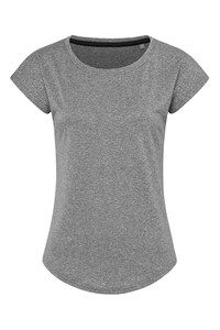 Stedman STE8930 - Camiseta Active Dry T Move SS para Ella Grey Heather