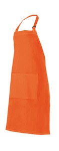 Velilla 404203 - DELANTAL PETO Hi-Vis Orange