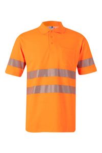 Velilla 305522 - POLO ALGODÓN MC RS Hi-Vis Orange