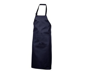 NEWGEN TB101 - Polycotton bib apron with pocket Azul marino