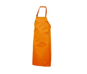 NEWGEN TB101 - Polycotton bib apron with pocket Naranja